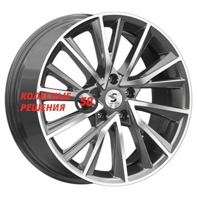 Premium Series КР010 (Exeed TXL) Diamond Gloss Graphite 7.5x18/5x108 D65.1 ET36  