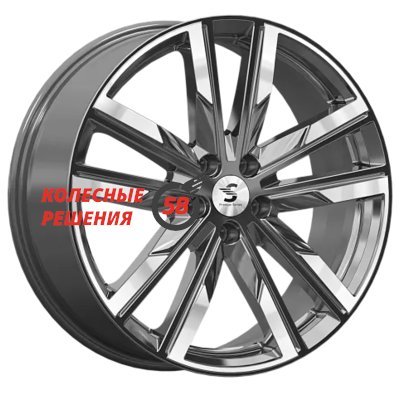 Premium Series КР014 (Geely Tugella) Diamond Gloss Graphite 8x20/5x108 D63.35 ET46  