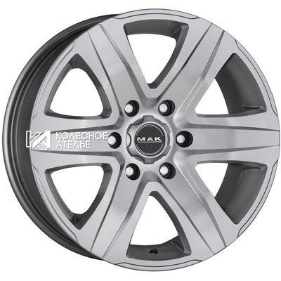 MAK Stone 6 Silver 8x18/6x139.7 D106.1 ET35  