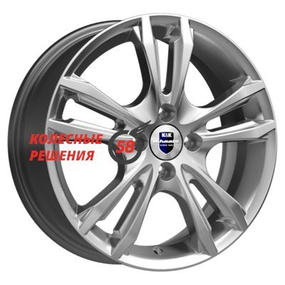 K&K Samara-оригинал (КС866) Сильвер SK 6x16/4x100 D60.1 ET50  