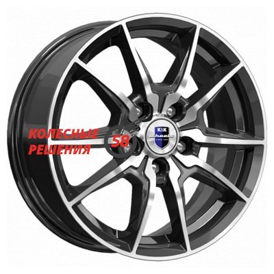 K&K Адамар (КС886) Алмаз черный 6.5x16/5x108 D67.1 ET40  