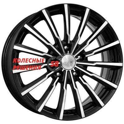 K&K Акцент (КС562) Алмаз черный 7x17/5x114.3 D66.1 ET45  