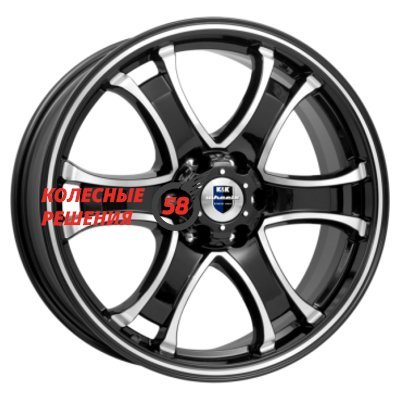 K&K Балеар (КС727) Алмаз черный 7.5x18/6x139.7 D106.1 ET30  