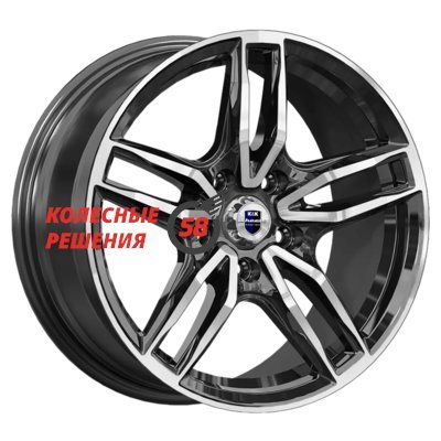 K&K Бартон (КС1110) Алмаз черный 8x17/5x112 D66.6 ET35  