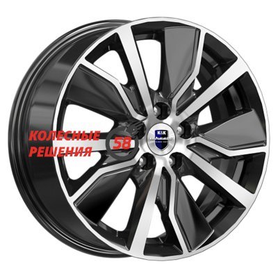 K&K Гамбит (КС961) Алмаз черный 6.5x16/5x114.3 D66.1 ET50  