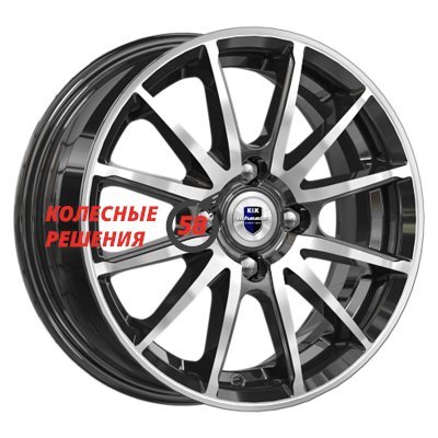K&K Квант (КС960) Алмаз черный 5.5x14/4x100 D54.1 ET40  