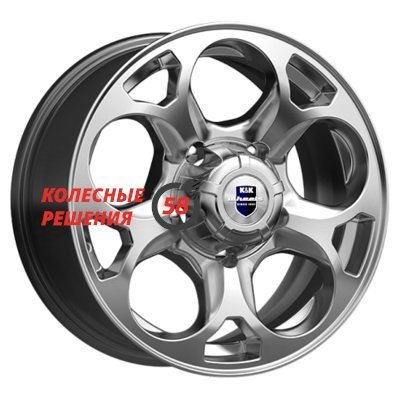 K&K Линкс (КС1057) Дарк платинум 7x16/5x139.7 D108.5 ET35  
