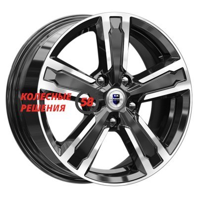 K&K Оклахома (КС998) Алмаз черный 6.5x16/5x108 D65.1 ET37  