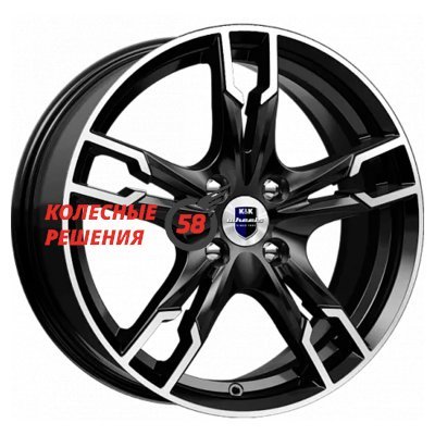 K&K Солар (КС875) Алмаз черный SK 7x17/4x100 D60.1 ET45  