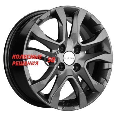 Khomen Wheels KHW1503 (Lada Granta) Gray 6x15/4x98 D58.5 ET36  