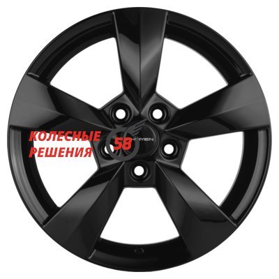 Khomen Wheels KHW1504 (Polo) Black 6x15/5x100 D57.1 ET40  