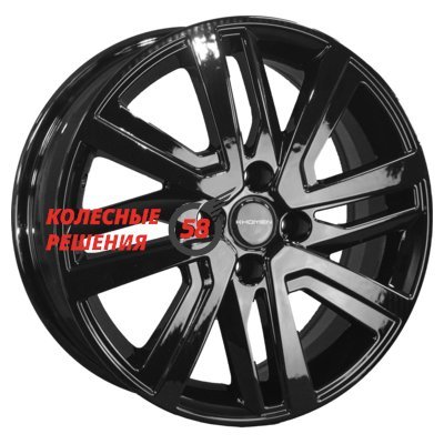 Khomen Wheels KHW1609 (XRay) Black 6x16/4x100 D60.1 ET41  