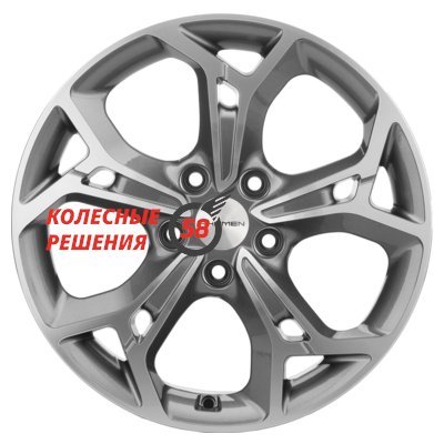 Khomen Wheels KHW1702 (Sportage) Gray-FP 7x17/5x114.3 D67.1 ET48.5  