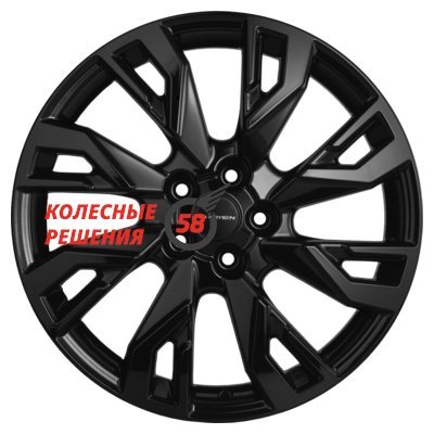 Khomen Wheels KHW1809 (Haval Dargo) Black 7x18/5x114.3 D66.5 ET40  