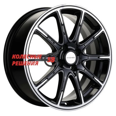 Khomen Wheels KHW1707 (XRay) Black-FP 6.5x17/4x100 D60.1 ET41  