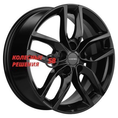 Khomen Wheels KHW1708 (Dongfeng AX7/Evolute i-PRO) Black 6.5x17/5x108 D65.1 ET43  