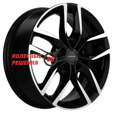 Khomen Wheels KHW1708 (Geely Coolray) Black-FP 6.5x17/5x114.3 D54.1 ET45  