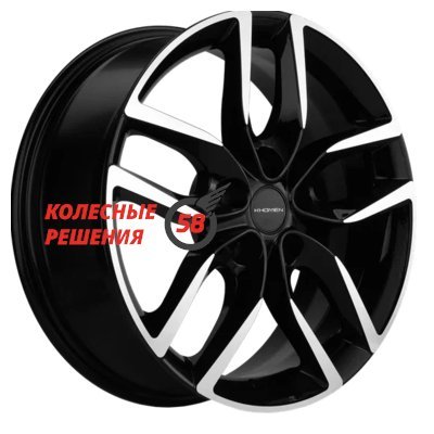 Khomen Wheels KHW1708 (Jolion) Black-FP 6.5x17/5x114.3 D66.5 ET37  