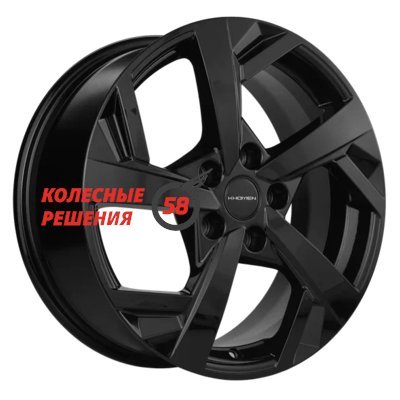 Khomen Wheels KHW1712 (Jac/Москвич 3) Black 7x17/5x108 D54.1 ET40  