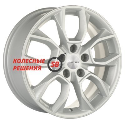 Khomen Wheels KHW1713 (CX-5/i40/X-Trail) F-Silver 7x17/5x114.3 D67.1 ET45  
