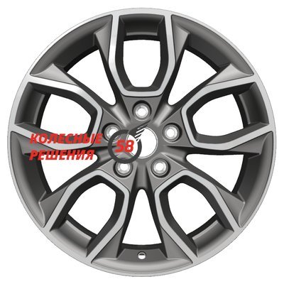 Khomen Wheels KHW1713 (Qashqai) Gray-FP 7x17/5x114.3 D66.1 ET40  
