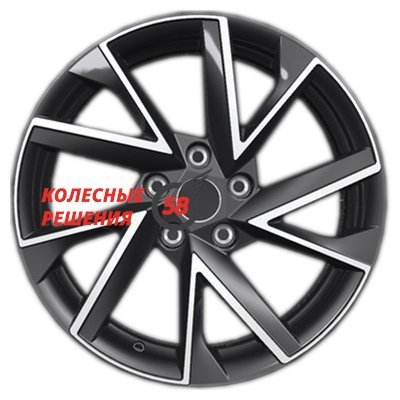 Khomen Wheels KHW1714 (Tucson) Black-FP 7x17/5x114.3 D67.1 ET51  