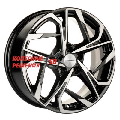 Khomen Wheels KHW1716 (Evolute i-Joy) Black-FP 7x17/5x110 D67.1 ET40  