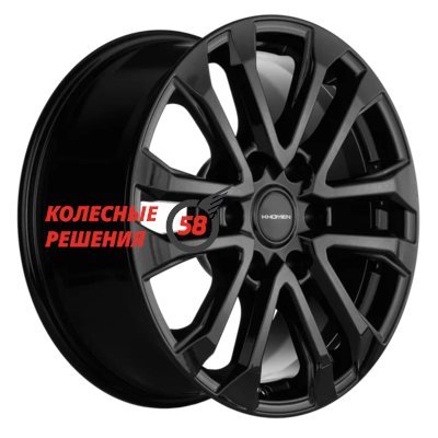 Khomen Wheels KHW1805 (Haval H9) Black 7.5x18/6x139.7 D75.1 ET42  