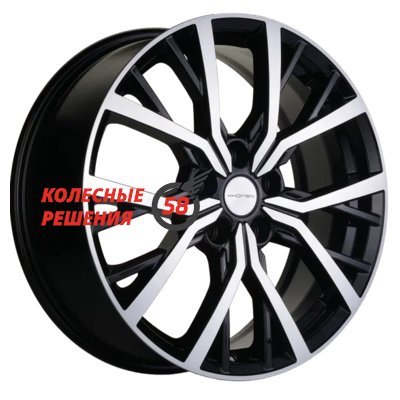 Khomen Wheels KHW1806 (Coolray) Black-FP 7x18/5x114.3 D54.1 ET50  