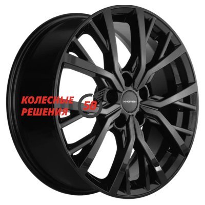 Khomen Wheels KHW1806 (Coolray) Black 7x18/5x114.3 D54.1 ET50  