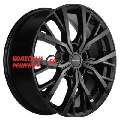Khomen Wheels KHW1806 (Dargo/Jolion) Black 7x18/5x114.3 D66.5 ET37  