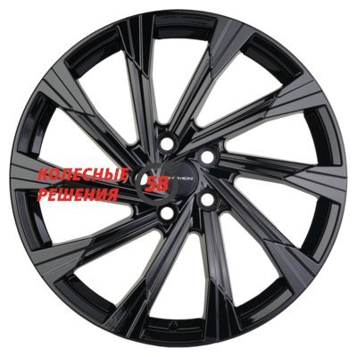 Khomen Wheels KHW1901 (BMW X3/X4) Black 7.5x19/5x112 D66.6 ET32  