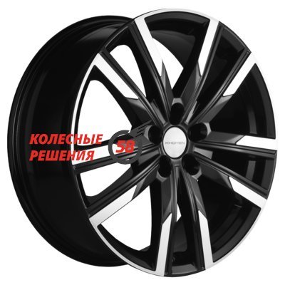 Khomen Wheels KHW1905 (Lexus NX) Black-FP 7.5x19/5x114.3 D60.1 ET35  