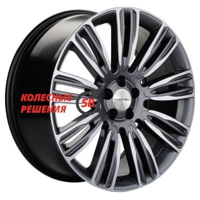 Khomen Wheels KHW2004 (Velar) Gray-FP 8.5x20/5x108 D63.4 ET45  