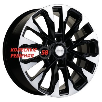 Khomen Wheels KHW2010 (LC 300 Tuning) Black-FP 8x20/6x139.7 D95.1 ET45  