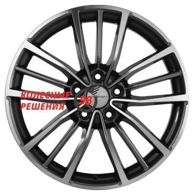 Khomen Wheels KHW2012 (FAW Bestune T99) Black-FP 8x20/5x114.3 D67.1 ET45  