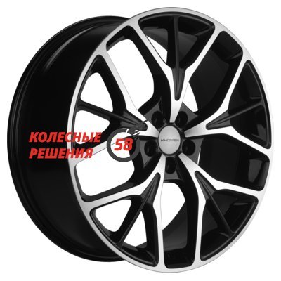 Khomen Wheels KHW2012 (Voyah FREE) Black-FP 8x20/5x120 D66.1 ET30  