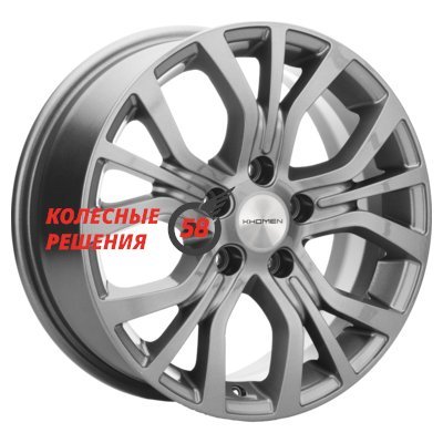 Khomen Wheels KHW1608 (Opel Zafira) Gray 6.5x16/5x110 D65.1 ET43  