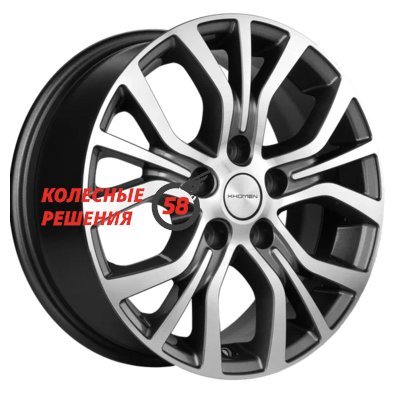 Khomen Wheels KHW1608 (Opel Zafira) Gray-FP 6.5x16/5x110 D65.1 ET43  