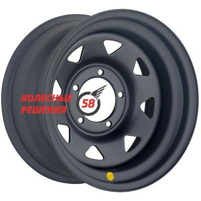 Off-Road Wheels УАЗ (треуг. мелкий) Черный матовый 8x16/5x139.7 D110 ET-19  