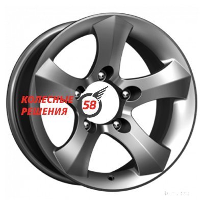 K&K Айсберг (КС662) Дарк платинум 8x16/5x139.7 D110.1 ET-10  