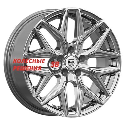 K&K Ариус (КС1187) Дарк платинум 7x17/4x108 D63.35 ET36  