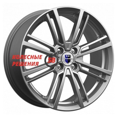 K&K Эрфурт (КС903) Дарк платинум 7x17/4x100 D67.1 ET37  