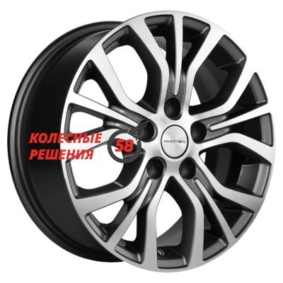 Khomen Wheels KHW1608 (Changan CS35 Plus) Gray-FP 6.5x16/5x110 D63.3 ET46  