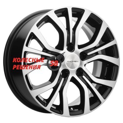 Khomen Wheels KHW1608 (DFM 580) Black-FP 6.5x16/5x110 D67.1 ET45  