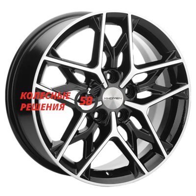 Khomen Wheels KHW1709 (Besturn X40) Black-FP 7x17/5x114.3 D57.1 ET40  