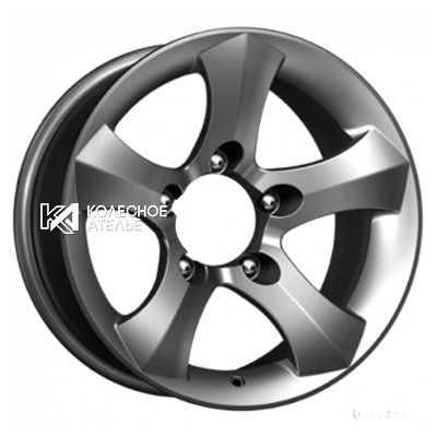 K&K Айсберг (КС662) Дарк платинум 8x16/5x139.7 D110.1 ET-20  