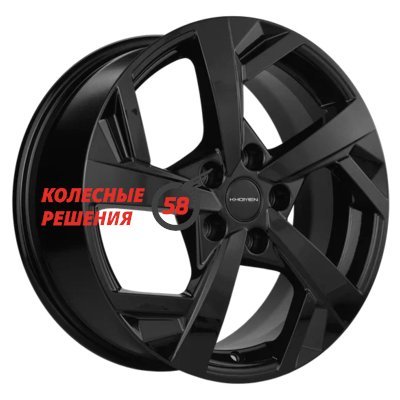 Khomen Wheels KHW1712 (DFM580) Black 7x17/5x110 D67.1 ET45  