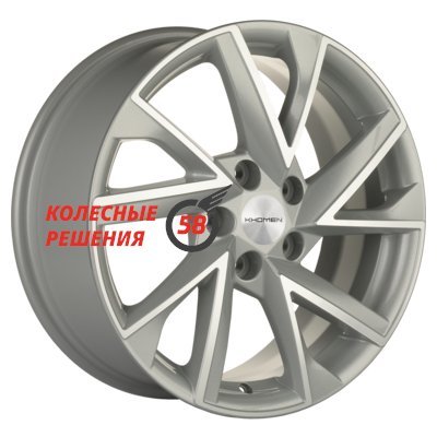 Khomen Wheels KHW1714 (CX-5/i40/X-Trail) F-Silver-FP 7x17/5x114.3 D67.1 ET45  