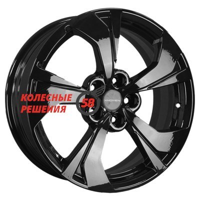 Khomen Wheels KHW1724 (Optima/Tucson) Black 7x17/5x114.3 D67.1 ET51  